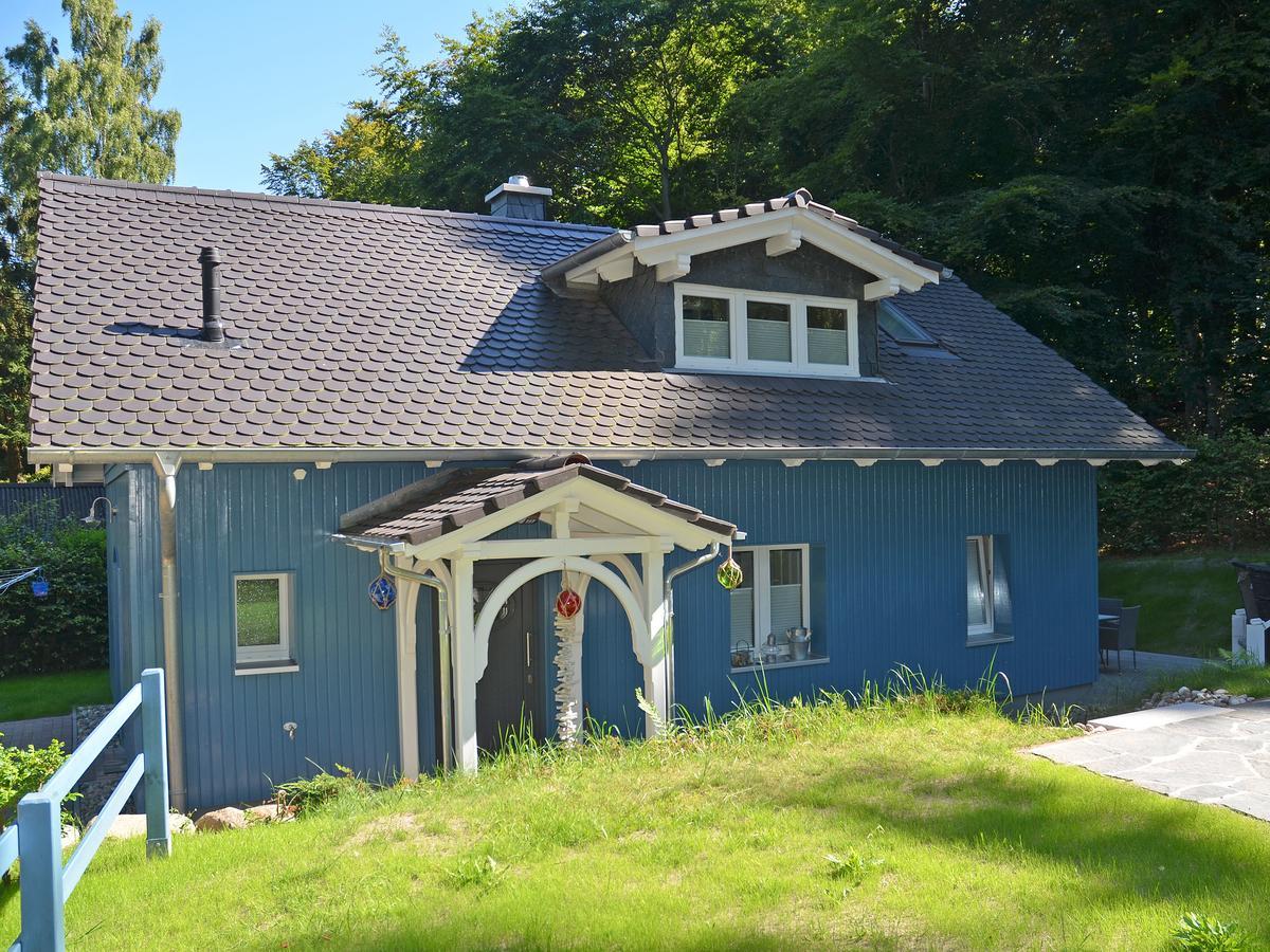 Blaues Strandhaus Sellin Exterior foto