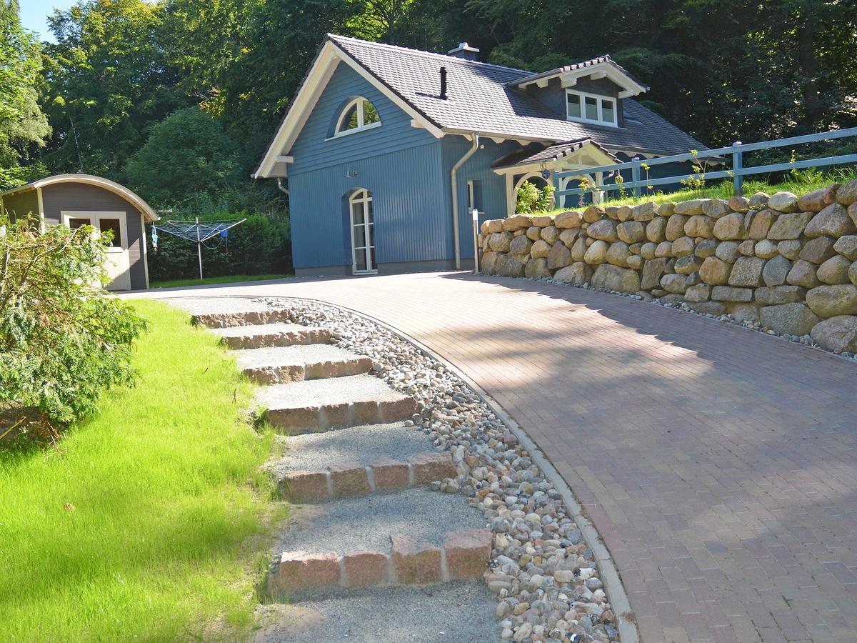 Blaues Strandhaus Sellin Exterior foto